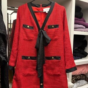 Tuckernuck Red and Black Women's Dress